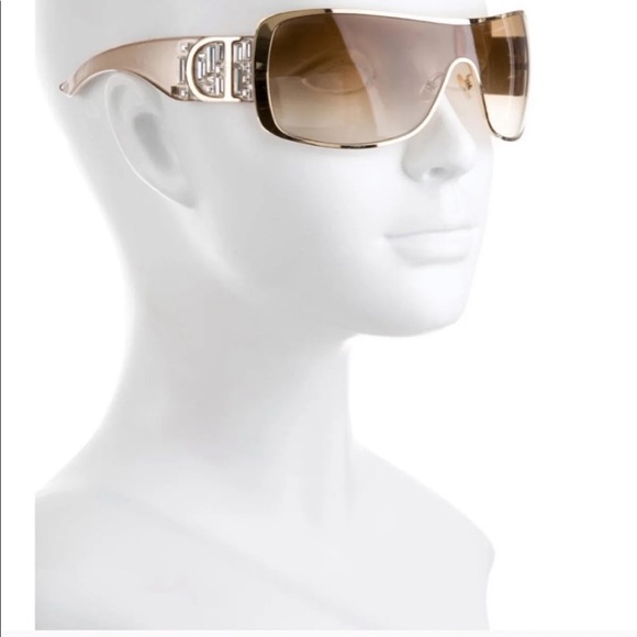Dior Accessories - CHRISTIAN DIOR Gold INDINIGHT Swarovski Sunglasses